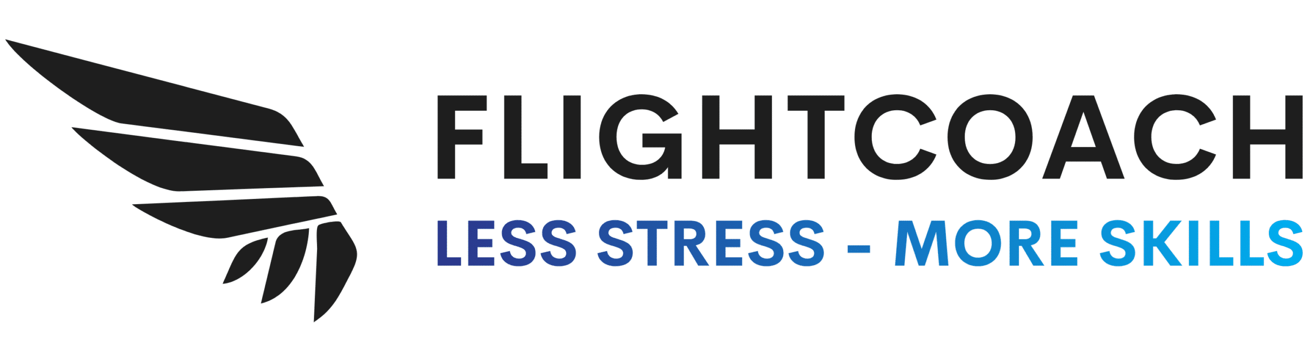 Logo Flightcoach | Less Stress - More Skills | Color logo pricing